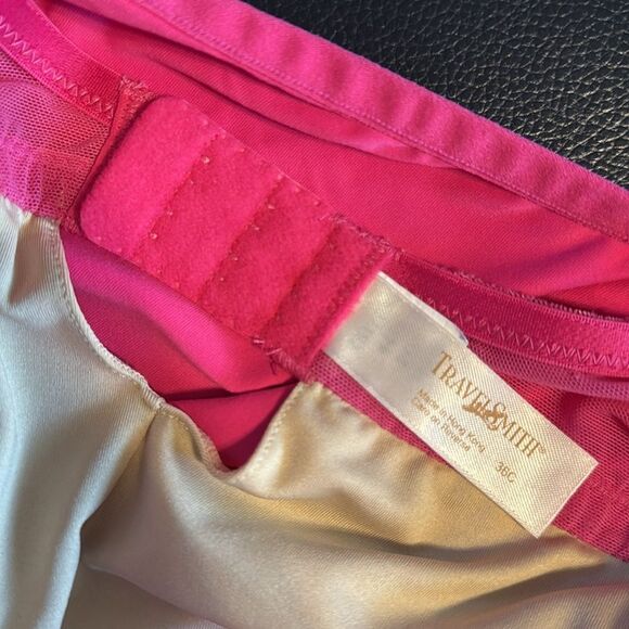 TravelSmith Pink Cami Sleeveless Tank Top with Built in Bra Nude Liner 38C - Picture 6 of 7